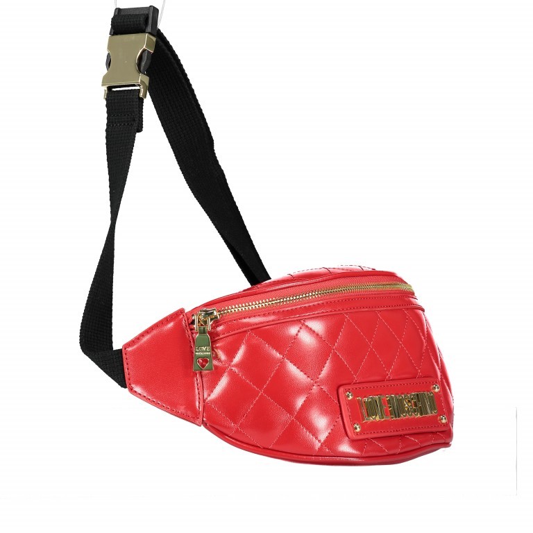 Gürteltasche Rot, Farbe: rot/weinrot, Marke: Love Moschino, EAN: 8059610232525, Bild 2 von 8