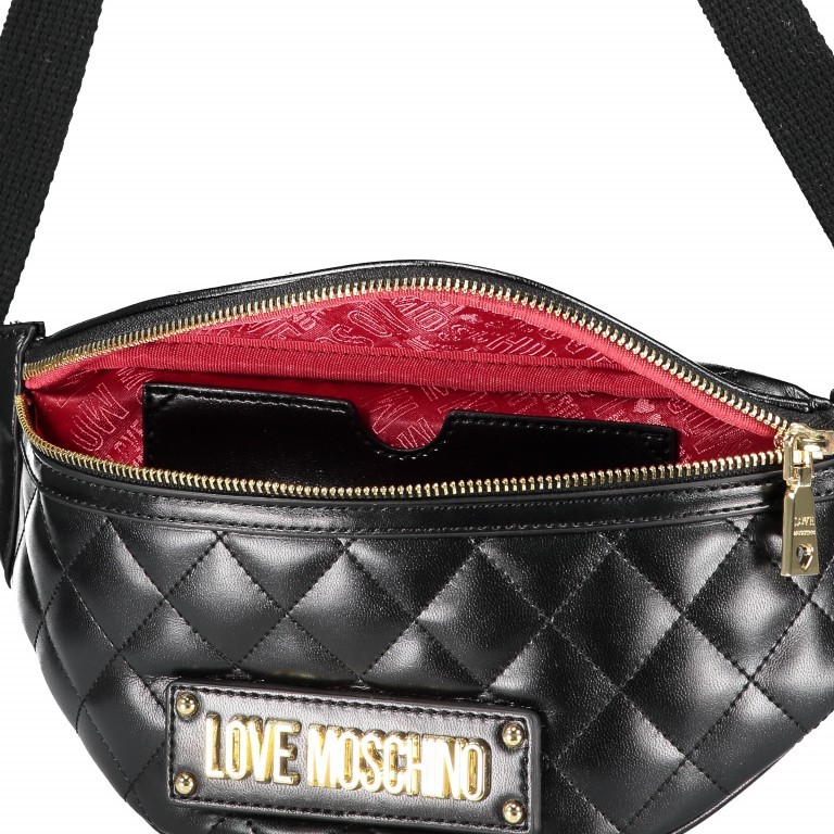 Gürteltasche Rot, Farbe: rot/weinrot, Marke: Love Moschino, EAN: 8059610232525, Bild 7 von 8