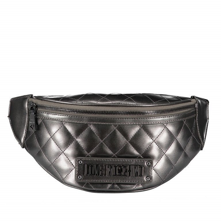 Gürteltasche Silber, Farbe: metallic, Marke: Love Moschino, EAN: 8059610654679, Bild 1 von 8