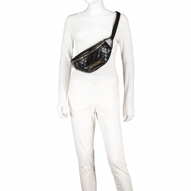 Gürteltasche Silber, Farbe: metallic, Marke: Love Moschino, EAN: 8059610654679, Bild 5 von 8