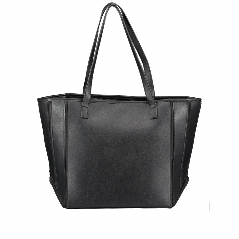 Shopper Schwarz Silber, Farbe: metallic, Marke: Love Moschino, EAN: 8059610239180, Bild 4 von 8