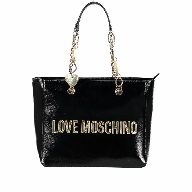 Shopper Schwarz, Farbe: schwarz, Marke: Love Moschino, EAN: 8059610233058, Abmessungen in cm: 32x26x14, Bild 1 von 5