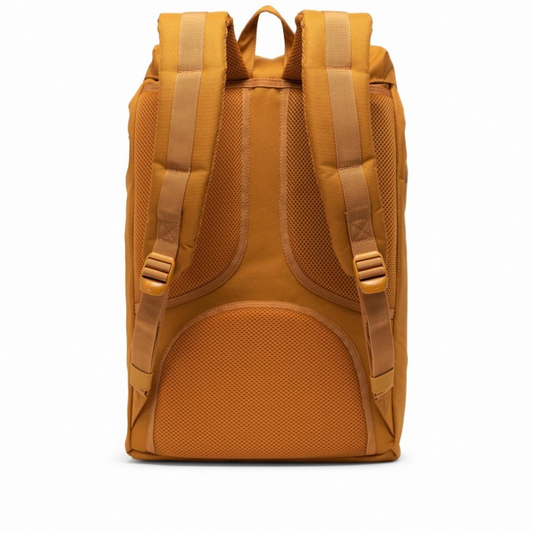 Rucksack Little America Medium einfarbig Volumen 14 Liter Buckthorn Brown, Farbe: gelb, Marke: Herschel, EAN: 0828432340248, Abmessungen in cm: 28x43x12, Bild 3 von 4