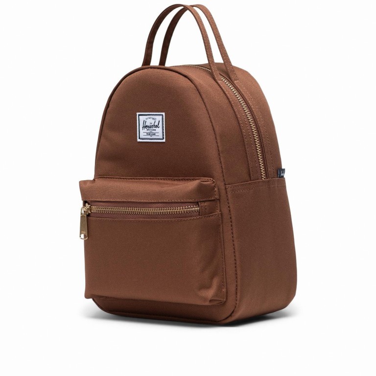 Rucksack Nova Mini Volumen 9 Liter Saddle Brown, Farbe: braun, Marke: Herschel, EAN: 0828432340354, Abmessungen in cm: 20x28x12, Bild 2 von 6