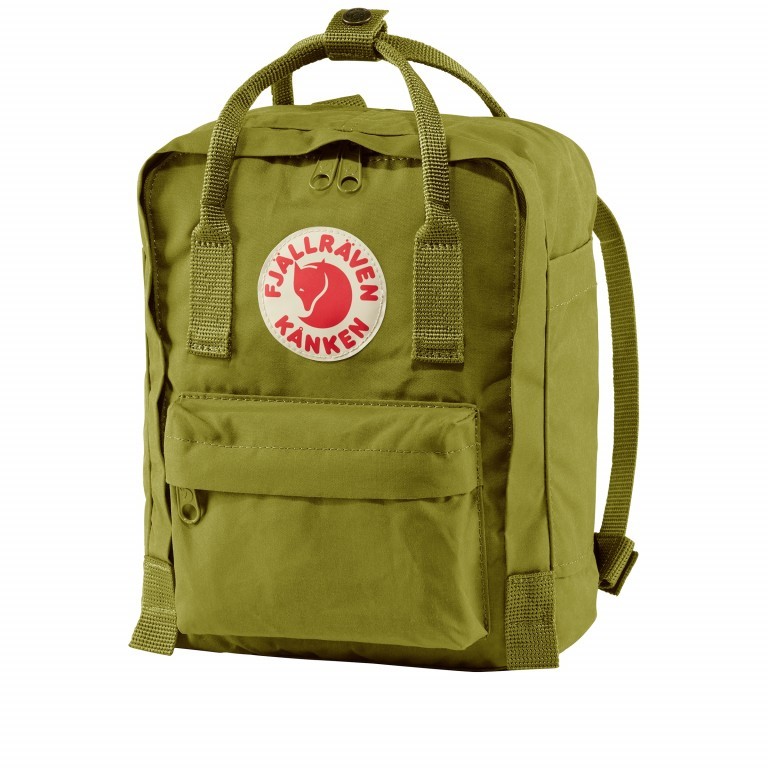 Rucksack Kånken Mini Guacamole, Farbe: grün/oliv, Marke: Fjällräven, EAN: 7323450533533, Abmessungen in cm: 20x29x13, Bild 2 von 13