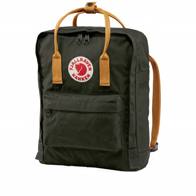 Rucksack Kånken Deep Forest Acorn, Farbe: grün/oliv, Marke: Fjällräven, EAN: 7323450533472, Abmessungen in cm: 27x38x13, Bild 2 von 15