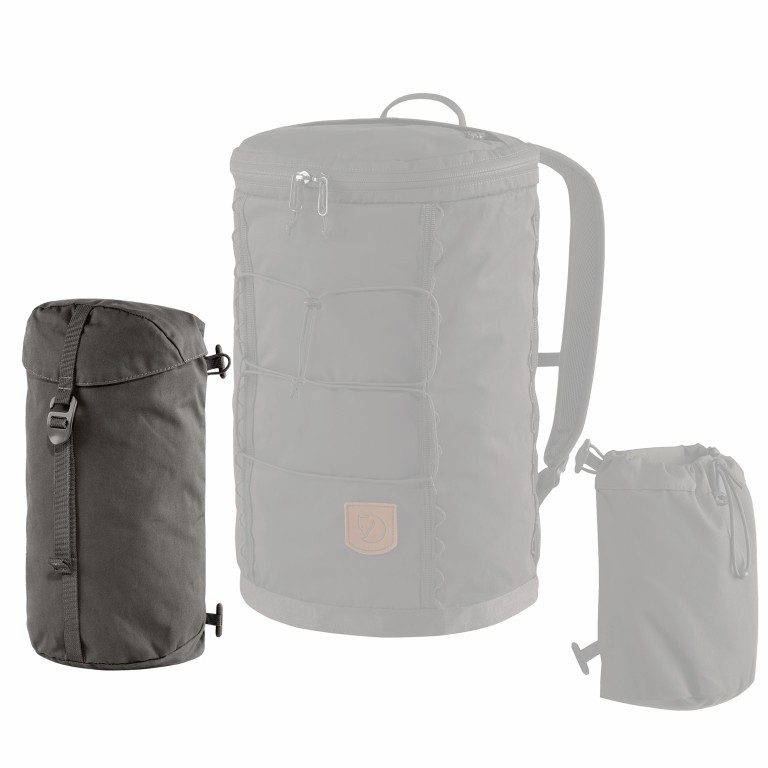 Seitentasche Singi Side Pocket Stone Grey, Farbe: anthrazit, Marke: Fjällräven, EAN: 7323450550608, Abmessungen in cm: 15x29x0, Bild 3 von 4