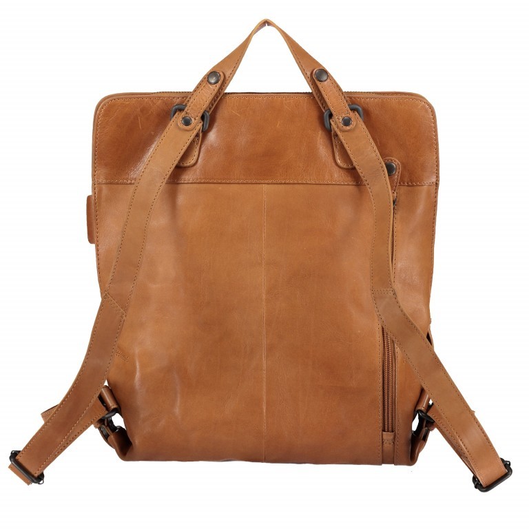 Rucksack Grandma's Luxury Club Mrs. Cherry Pie Coffee Bean, Farbe: braun, Marke: Aunts & Uncles, EAN: 4250394952256, Abmessungen in cm: 31x34x11, Bild 4 von 8