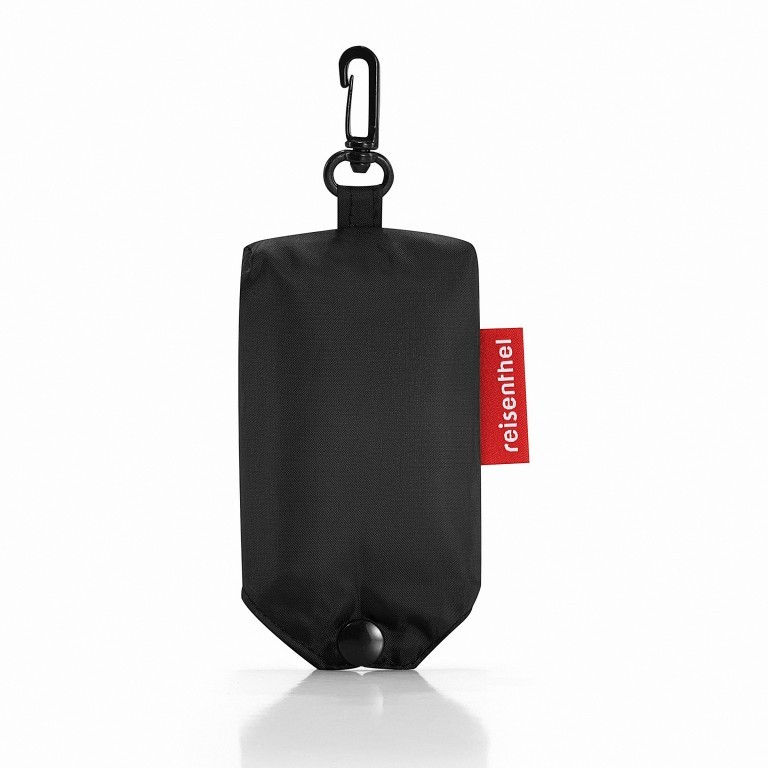 Falttasche Mini Maxi Pocket Black, Farbe: schwarz, Marke: Reisenthel, EAN: 4012013117039, Abmessungen in cm: 45x53.5x7, Bild 2 von 2