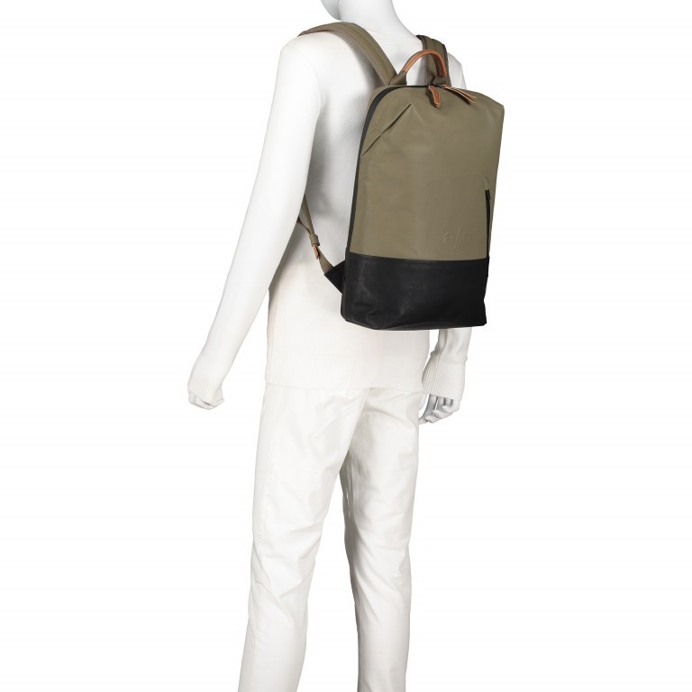 Rucksack Japan Hamamatsu Fallen Rock, Farbe: taupe/khaki, Marke: Aunts & Uncles, EAN: 4250394950818, Abmessungen in cm: 25x39x10, Bild 5 von 12