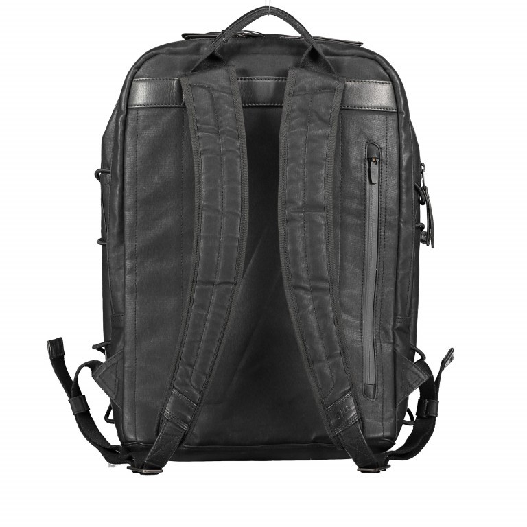 Rucksack Japan Kyoto Black, Farbe: schwarz, Marke: Aunts & Uncles, EAN: 4250394950955, Abmessungen in cm: 28x42x13, Bild 4 von 7