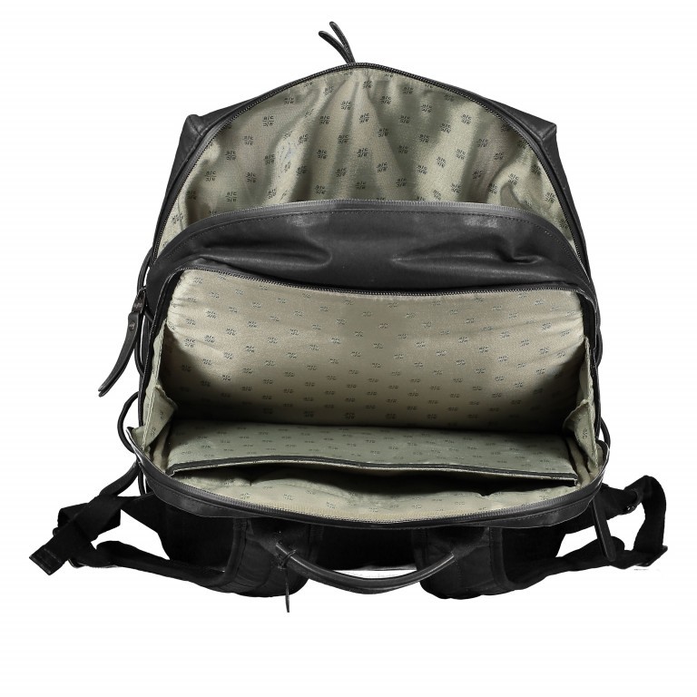 Rucksack Japan Kyoto Black, Farbe: schwarz, Marke: Aunts & Uncles, EAN: 4250394950955, Abmessungen in cm: 28x42x13, Bild 7 von 7
