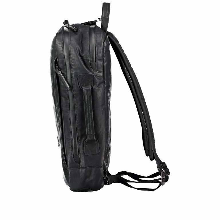 Rucksack Japan Nagoya Black, Farbe: schwarz, Marke: Aunts & Uncles, EAN: 4250394951051, Abmessungen in cm: 28x42x14, Bild 3 von 12