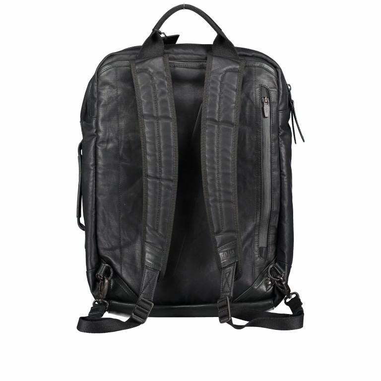 Rucksack Japan Nagoya Black, Farbe: schwarz, Marke: Aunts & Uncles, EAN: 4250394951051, Abmessungen in cm: 28x42x14, Bild 4 von 12