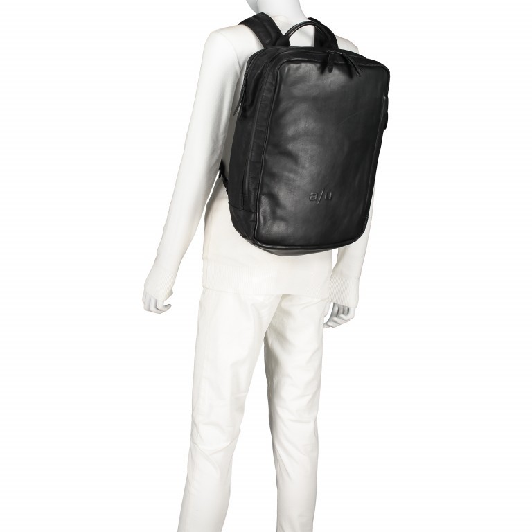 Rucksack Japan Nagoya Black, Farbe: schwarz, Marke: Aunts & Uncles, EAN: 4250394951051, Abmessungen in cm: 28x42x14, Bild 5 von 12
