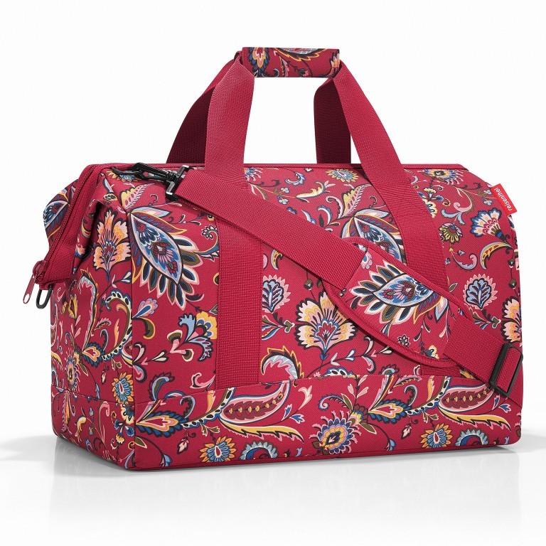 Reisetasche Allrounder L Paisley Ruby, Farbe: rot/weinrot, Marke: Reisenthel, EAN: 4012013712906, Abmessungen in cm: 48x39.5x29, Bild 1 von 2