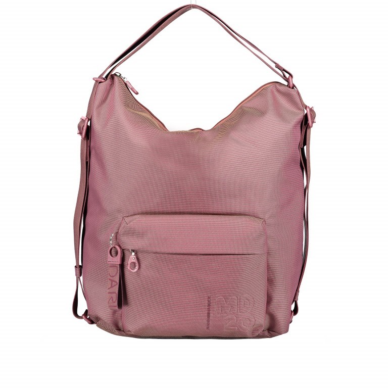 Rucksack MD20 QMT09 auch als Tasche tragbar Violet Quartz, Farbe: rot/weinrot, Marke: Mandarina Duck, EAN: 8032803706171, Abmessungen in cm: 32x38x14, Bild 1 von 10