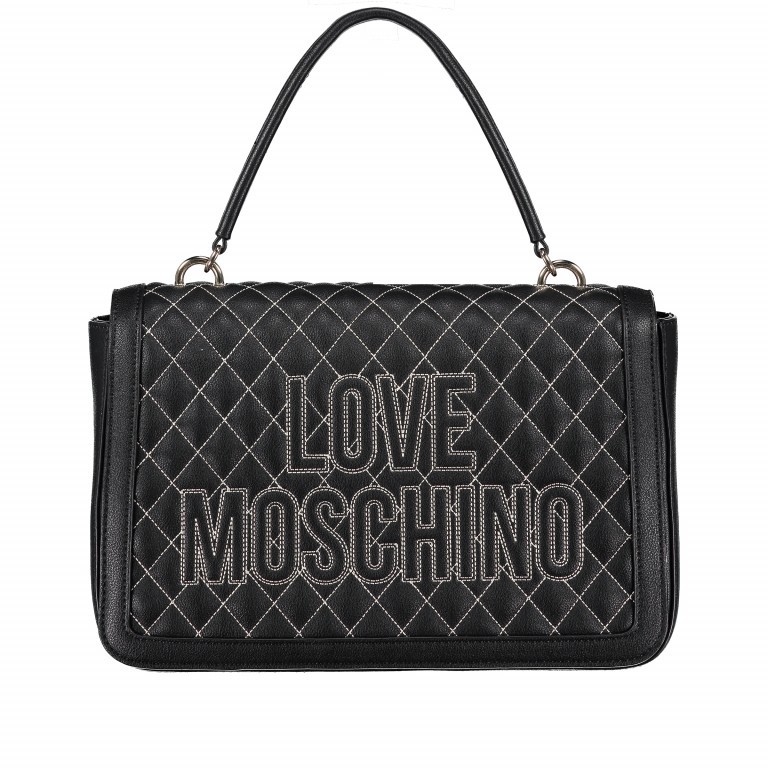 Umhängetasche Borsa Schwarz, Farbe: schwarz, Marke: Love Moschino, EAN: 8059610667389, Abmessungen in cm: 29x19x7, Bild 1 von 8