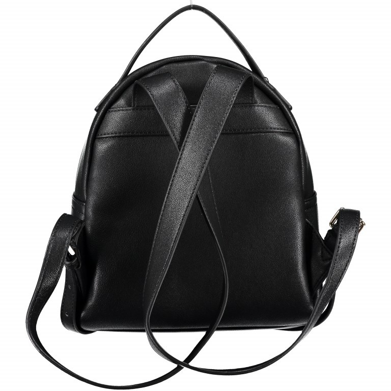 Rucksack Borsa Schwarz, Farbe: schwarz, Marke: Love Moschino, EAN: 8059610667402, Abmessungen in cm: 22x26.5x9, Bild 4 von 6