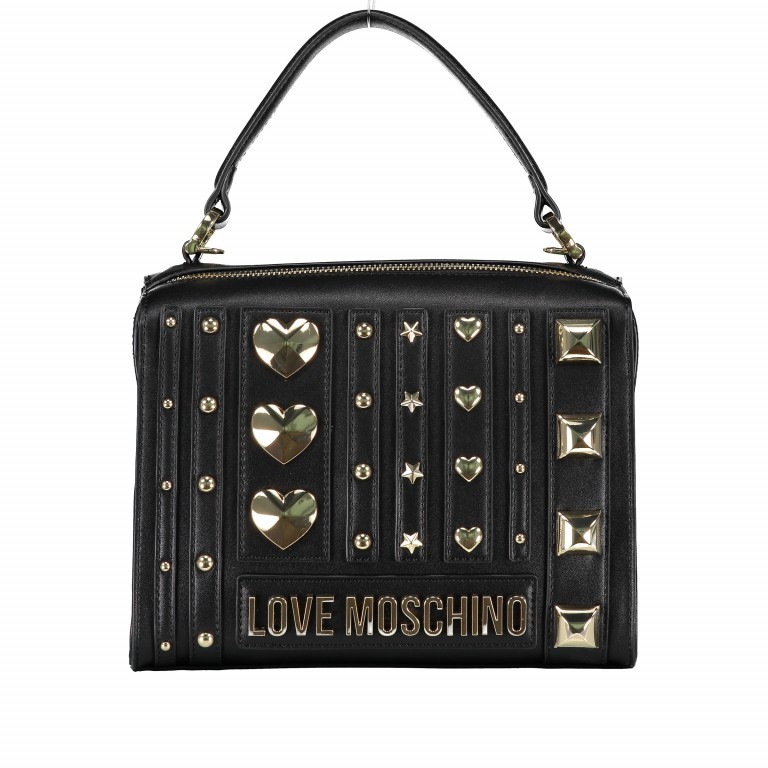 Umhängetasche Borsa Schwarz, Farbe: schwarz, Marke: Love Moschino, EAN: 8054406001583, Abmessungen in cm: 23.5x18x11, Bild 1 von 7