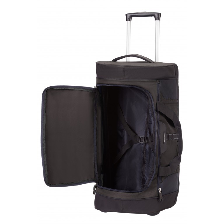 Reisetasche Wanderpacks Duffle Wheels 65 mit zwei Rollen Black, Farbe: schwarz, Marke: Samsonite, EAN: 5414847470288, Abmessungen in cm: 65x34x33, Bild 2 von 6