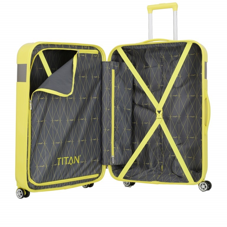 Koffer Spotlight Flash 77 cm Lemon Crush, Farbe: gelb, Marke: Titan, EAN: 4030851104226, Abmessungen in cm: 51x76x30, Bild 7 von 9