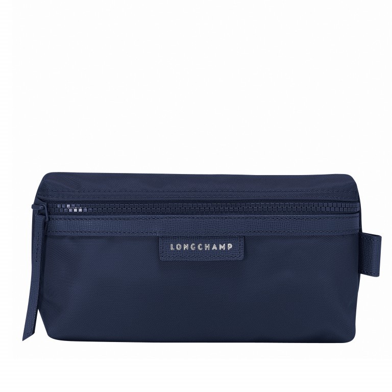 Kosmetiktasche Le Pliage Néo Pochette Dunkelblau, Farbe: blau/petrol, Marke: Longchamp, EAN: 3597921720621, Abmessungen in cm: 22x12x6, Bild 1 von 1