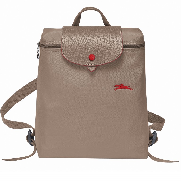 Rucksack Le Pliage Club Rucksack Braun, Farbe: taupe/khaki, Marke: Longchamp, EAN: 3597921742685, Abmessungen in cm: 26x28x10, Bild 1 von 1