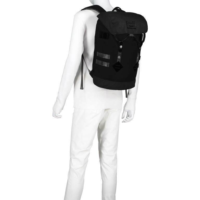 Rucksack Colorado Small Accents Series Volumen 15 Liter Charcoal White, Farbe: anthrazit, Marke: Doughnut, EAN: 4895222502564, Abmessungen in cm: 28x40x13.5, Bild 4 von 11