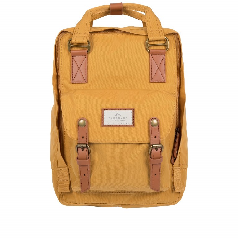 Rucksack Macaroon Volumen 16 Liter Yellow, Farbe: gelb, Marke: Doughnut, EAN: 4895222501956, Abmessungen in cm: 28x38x11, Bild 1 von 7