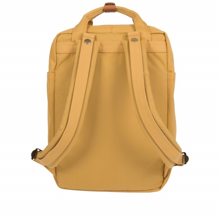 Rucksack Macaroon Volumen 16 Liter Yellow, Farbe: gelb, Marke: Doughnut, EAN: 4895222501956, Abmessungen in cm: 28x38x11, Bild 3 von 7