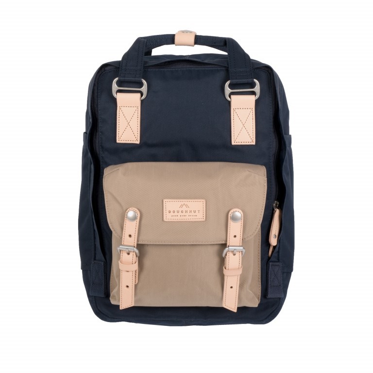 Rucksack Macaroon Bicolor Volumen 16 Liter Nautical Almond, Farbe: blau/petrol, Marke: Doughnut, EAN: 4895222500898, Abmessungen in cm: 28x38x11, Bild 1 von 8