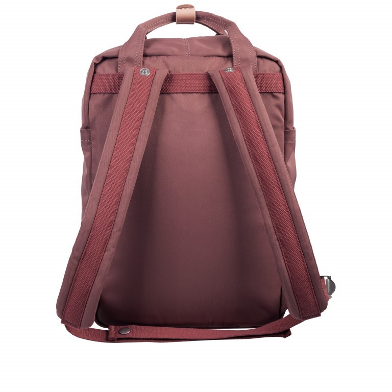 Rucksack Macaroon Bicolor Volumen 16 Liter Chestnut Almond, Farbe: rot/weinrot, Marke: Doughnut, EAN: 4895222500881, Abmessungen in cm: 28x38x11, Bild 3 von 8