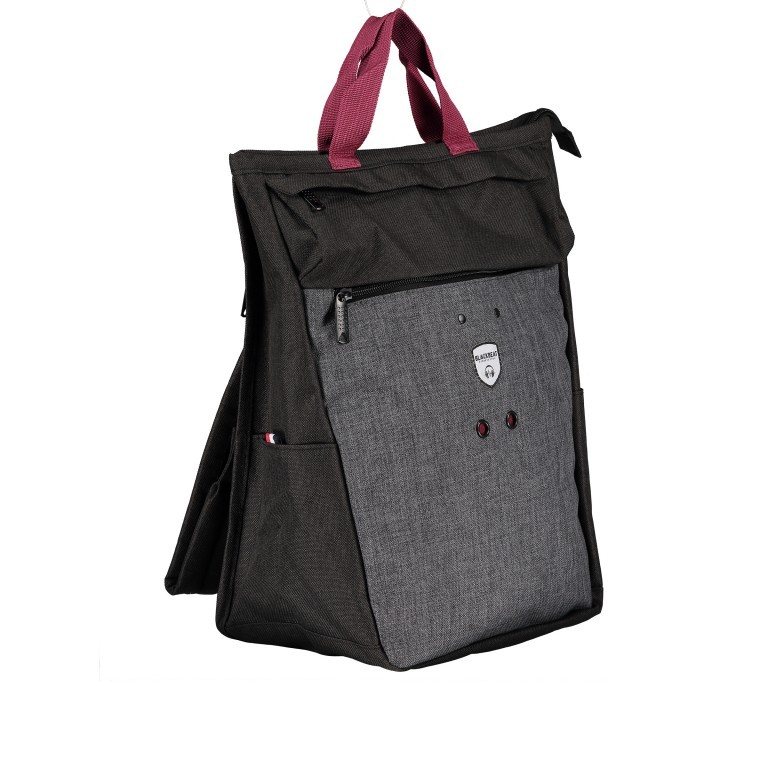 Rucksack Wodz FU51-1151 Black Grey, Farbe: schwarz, Marke: Blackbeat, EAN: 8719956128721, Bild 2 von 7