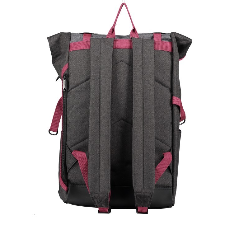 Rucksack Wodz FU51-1153 Black Grey, Farbe: schwarz, Marke: Blackbeat, EAN: 8719956128752, Abmessungen in cm: 28x48x13, Bild 3 von 9