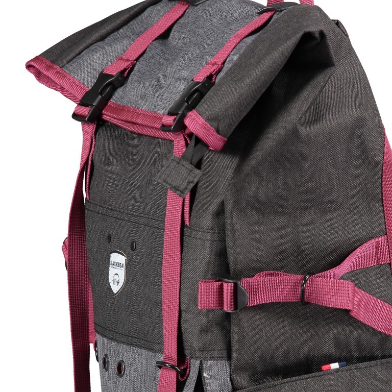 Rucksack Wodz FU51-1153 Black Grey, Farbe: schwarz, Marke: Blackbeat, EAN: 8719956128752, Abmessungen in cm: 28x48x13, Bild 9 von 9