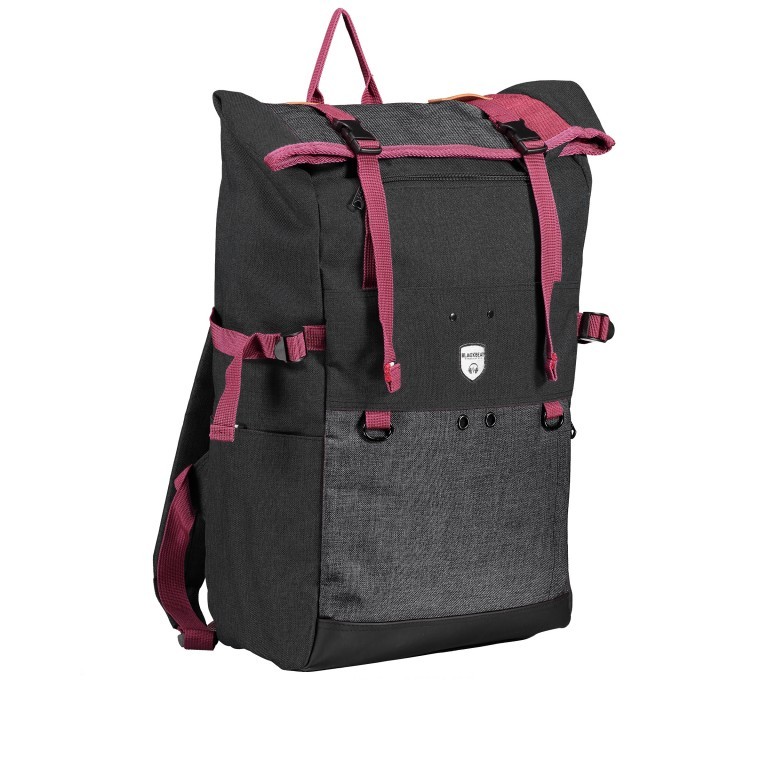 Rucksack Wodz FU51-1153 Black Grey, Farbe: schwarz, Marke: Blackbeat, EAN: 8719956128752, Abmessungen in cm: 28x48x13, Bild 2 von 9