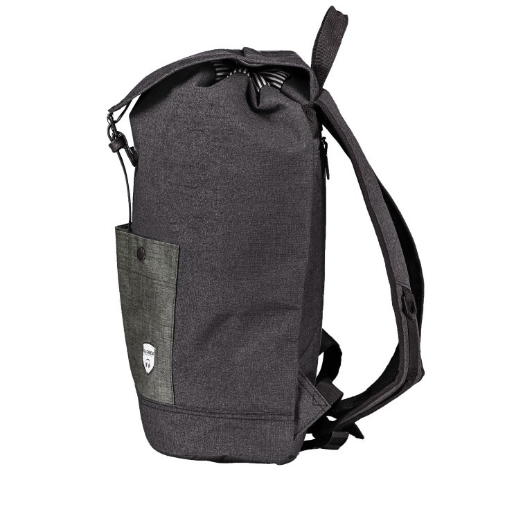 Rucksack Wodz FU51-1196 Black Grey, Farbe: schwarz, Marke: Blackbeat, EAN: 8719956128417, Abmessungen in cm: 28.5x44x14, Bild 3 von 7