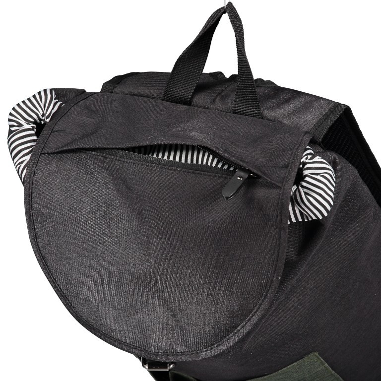 Rucksack Wodz FU51-1196 Black Grey, Farbe: schwarz, Marke: Blackbeat, EAN: 8719956128417, Abmessungen in cm: 28.5x44x14, Bild 7 von 7