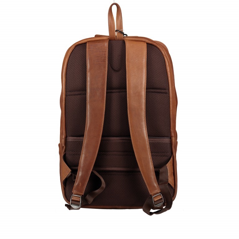 Rucksack Bristol mit Laptopfach 15 Zoll Braun, Farbe: braun, Marke: Hausfelder Manufaktur, EAN: 4251672733116, Abmessungen in cm: 30x44x13, Bild 4 von 6