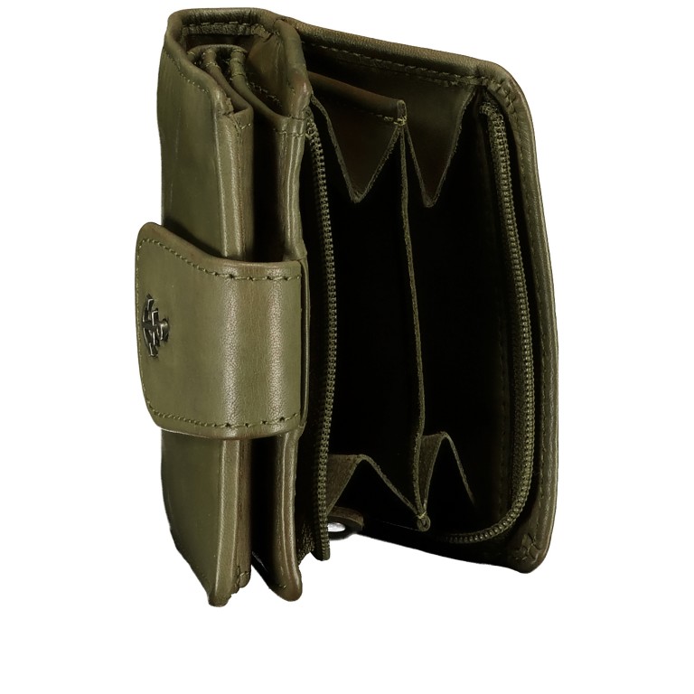 Geldbörse Anchor-Love Stella B3.1547 Olive Green, Farbe: grün/oliv, Marke: Harbour 2nd, EAN: 4046478041790, Abmessungen in cm: 10.5x8.5x3, Bild 6 von 6