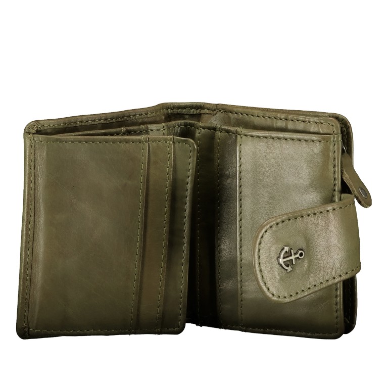 Geldbörse Anchor-Love Stella B3.1547 Olive Green, Farbe: grün/oliv, Marke: Harbour 2nd, EAN: 4046478041790, Abmessungen in cm: 10.5x8.5x3, Bild 4 von 6