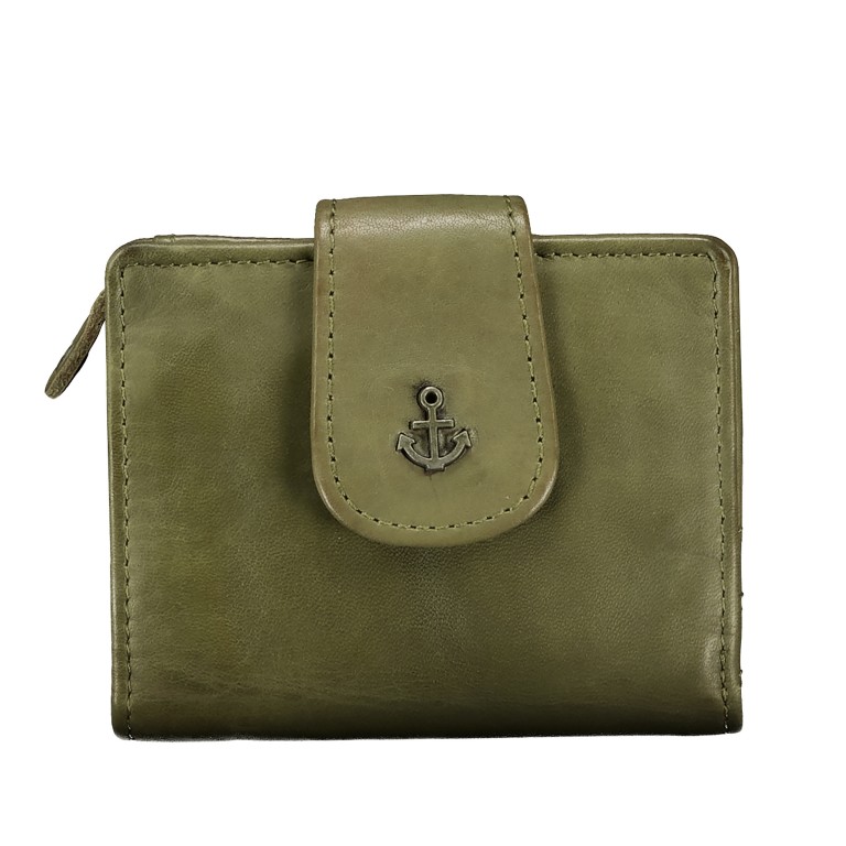 Geldbörse Anchor-Love Stella B3.1547 Olive Green, Farbe: grün/oliv, Marke: Harbour 2nd, EAN: 4046478041790, Abmessungen in cm: 10.5x8.5x3, Bild 1 von 6