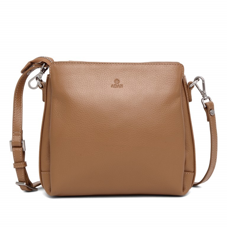 Umhängetasche Cormorano Sia Latte, Farbe: cognac, Marke: Adax, EAN: 5705483222295, Abmessungen in cm: 23x22x7, Bild 1 von 6