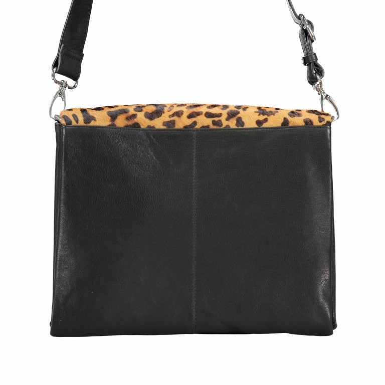 Umhängetasche Amalfi Simona Leopard, Farbe: schwarz, Marke: Adax, EAN: 5705483223124, Abmessungen in cm: 31x25x7, Bild 3 von 7