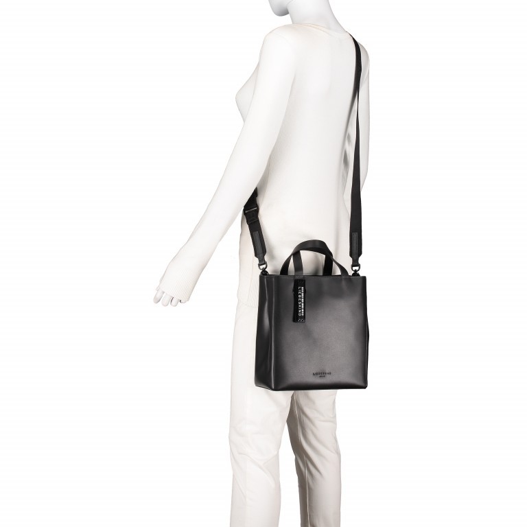 Handtasche Paper Bag Tote S Carter Poppy Red, Farbe: orange, Marke: Liebeskind Berlin, EAN: 4058629123057, Abmessungen in cm: 22x25x12, Bild 4 von 7