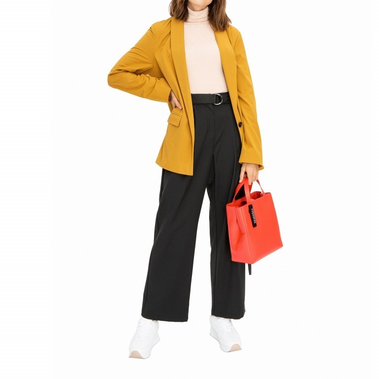 Handtasche Paper Bag Tote S Carter Poppy Red, Farbe: orange, Marke: Liebeskind Berlin, EAN: 4058629123057, Abmessungen in cm: 22x25x12, Bild 3 von 7