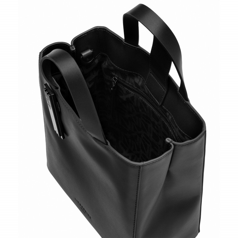 Handtasche Paper Bag Tote S Carter Black, Farbe: schwarz, Marke: Liebeskind Berlin, EAN: 4064657290807, Abmessungen in cm: 22x25x12, Bild 6 von 7