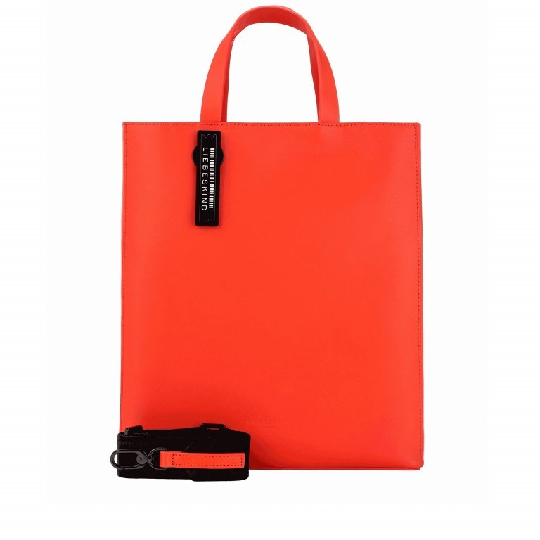 Handtasche Paper Bag Tote M Carter Poppy Red, Farbe: orange, Marke: Liebeskind Berlin, EAN: 4058629122968, Abmessungen in cm: 29x35x14.5, Bild 1 von 8