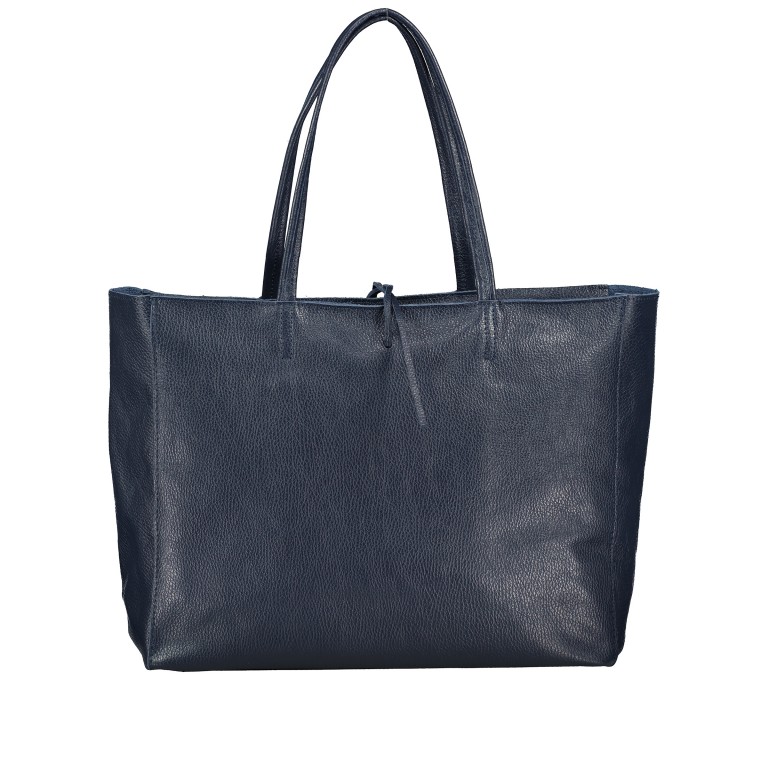 Shopper Dollaro Blau, Farbe: blau/petrol, Marke: Hausfelder Manufaktur, EAN: 4065646003866, Abmessungen in cm: 38x31.5x12, Bild 3 von 5